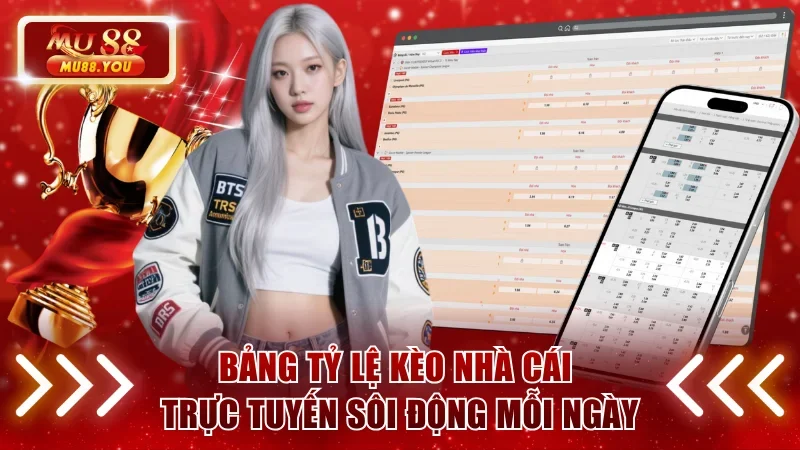 Bảng tỷ lệ kèo nhà cái trực tuyến sôi động mỗi ngày