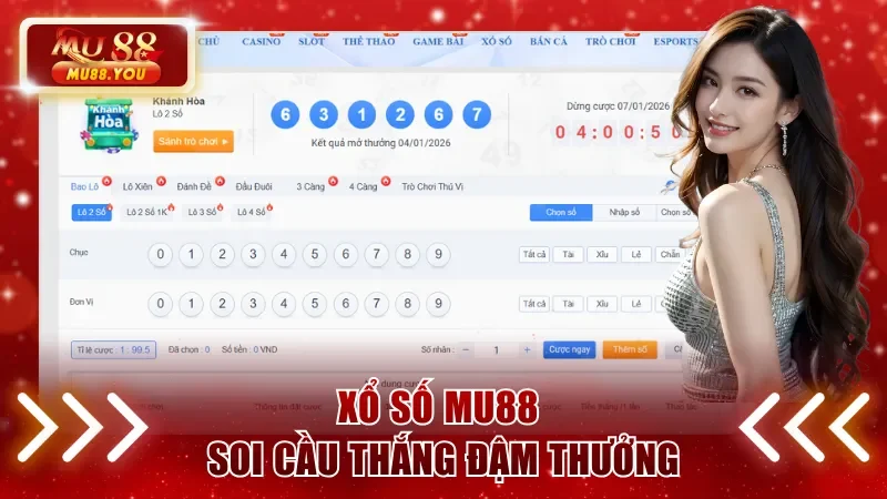 Xổ số MU88 soi cầu thắng đậm thưởng